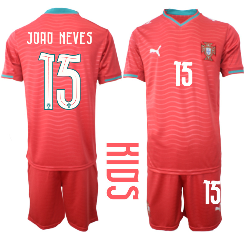 Youth Portugal home #9 style 2026 World Cup Soccer jersey->youth soccer jersey->Youth Jersey